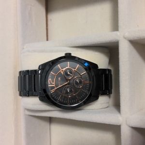 Fossil Watch Black